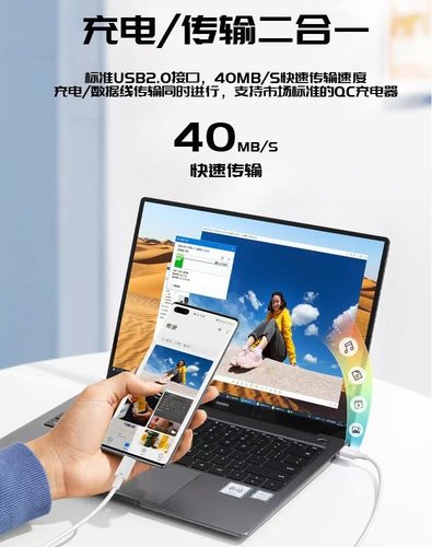 CAVO DATI A RICARICA RAPIDA 6A TYPE-C BIANCO