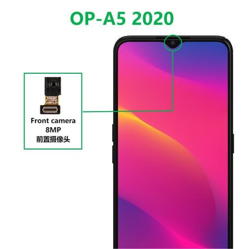 CAMERA ANTERIORE 8MP PER OPPO A5 2020 (CPH1931 CPH1959 CPH1933 CPH1935 CPH1943)