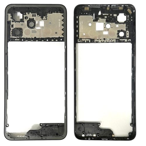 COVER CENTRALE B PER REALME C53 (RMX3760) NERO ORIGINALE