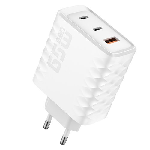 X512 PD65W CARICATORE EU DUAL USB-C (MAX 65W+65W) + USB-A (45W MAX)