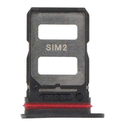 DUAL SIM TRAY PER XIAOMI REDMI NOTE 14 PRO 5G (24090RA29G) NERO