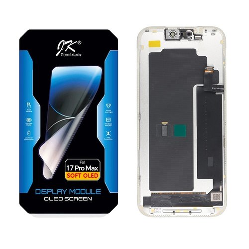 TOUCHSCREEN + DISPLAY OLED DISPLAY COMPLETO PER APPLE IPHONE 17 PRO MAX 6.9 JK-T OLED VERSIONE SOFT