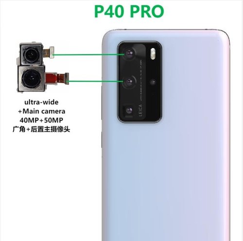 (Prenotazione) CAMERA POSTERIORE PER HUAWEI P40 PRO ELS-NX9 ELS-N04