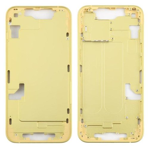 COVER CENTRALE A PER APPLE IPHONE 14 6.1 GIALLO MATERIALE ORIGINALE