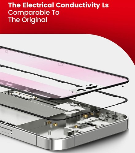 G+ PRO SOSTITUZIONE DELLA STAFFA DELLA CORNICE ANTERIORE LCD PER APPLE IPHONE 17 PRO MAX 6.9 NERO