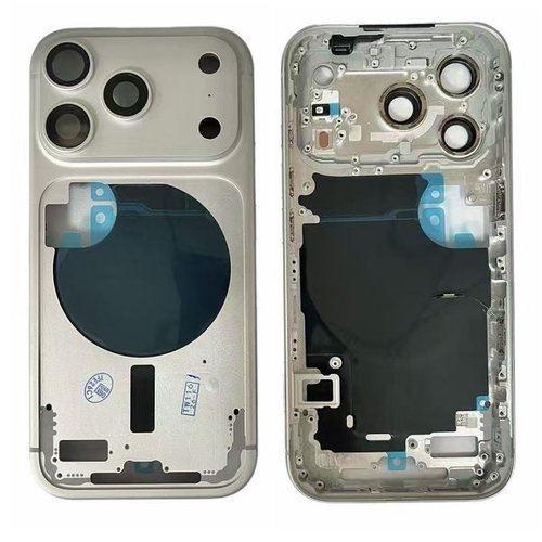 COVER CENTRALE A PER APPLE IPHONE 17 PRO 6.3 ARGENTO ORIGINALE