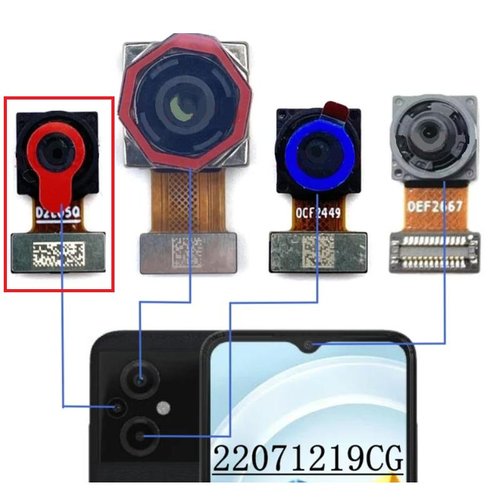 CAMERA PROFONDITA 2MP PER XIAOMI POCO M5 (22071219CG) / REDMI 10 5G (22041219G 22041219NY) ORIGINALE