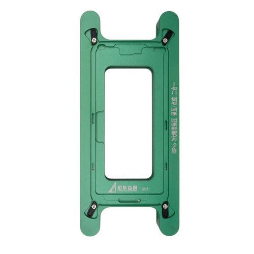 XIAN HUA ZHONG CHUANG 2 EN 1 MAGNéTICO APPLICAZIONE DI ADESIVO DI PRECISIONE PER SUPPORTO SCHERMO / PRESSIONE FISSA MOLD PER APPLE IPHONE 15 PRO 6.1