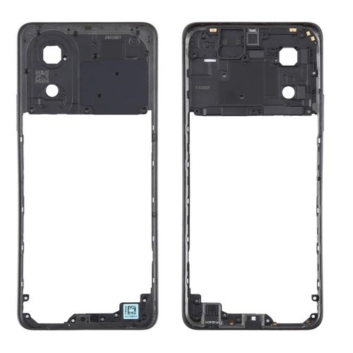 COVER CENTRALE B PER OPPO A58 4G (CPH2577) NERO ORIGINALE