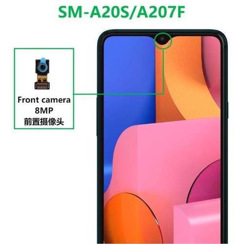 CAMERA ANTERIORE 8MP PER SAMSUNG GALAXY A20s A207F