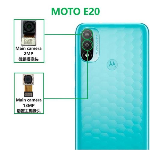CAMERA MACRO 2MP PER MOTOROLA MOTO E20 (XT2155 XT2155-1 XT2155-3) ORIGINALE