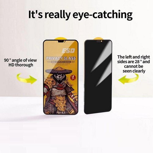 PELLICOLA DI VETRO TEMPERATO ANTI-SPIA ALTO ALLUMINIO PER APPLE IPHONE 17 PRO MAX