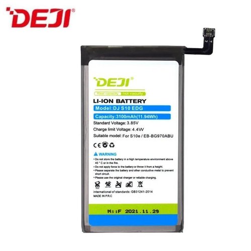 DEJI BATTERIA DJ S10E EB-BG970ABU PER SAMSUNG GALAXY S10E G970F