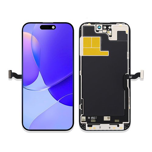 TOUCHSCREEN + DISPLAY OLED DISPLAY COMPLETO PER APPLE IPHONE 14 PRO 6.1 JK-T OLED VERSIONE DURA