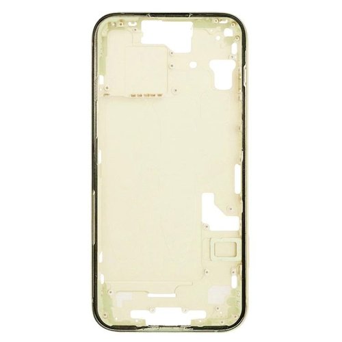 COVER CENTRALE A PER APPLE IPHONE 15 6.1 GIALLO MATERIALE ORIGINALE