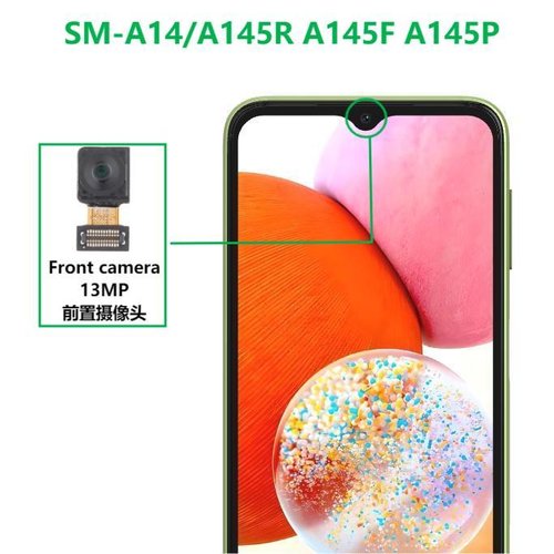 CAMERA ANTERIORE 13MP PER SAMSUNG GALAXY A14 A145P A145R ORIGINALE (EUROPE VERSION)