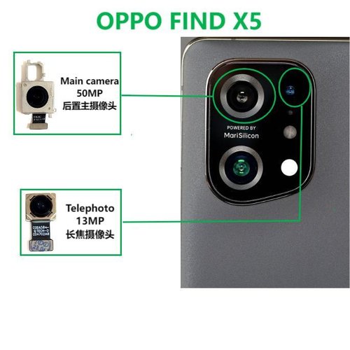 CAMERA TELEOBIETTIV 13MP PER OPPO FIND X5 (PFFM10 CPH2307)