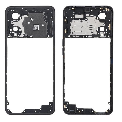 COVER CENTRALE B PER OPPO A78 5G (CPH2483 CPH2495) NERO ORIGINALE