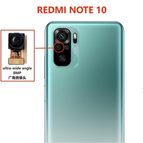 ANGOLO AMPIO CAMERA POSTERIORE PICCOLO 8MP PER XIAOMI REDMI NOTE 10 (M2101K7AI M2101K7AG) / REDMI NOTE 10S (M2101K7BG M2101K7BI M2101K7BNY) / REDMI NOTE 11S (2201117SG 2201117SI) / POCO M4 PRO 4G (MZB0B5VIN 2201117PI 2201117PG) / POCO M5S (2207117BPG)