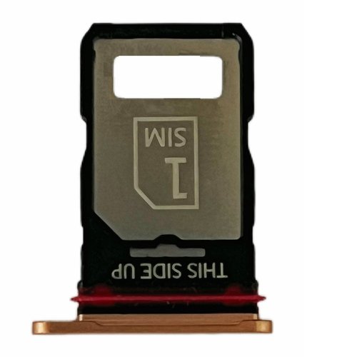 DUAL SIM TRAY PER MOTOROLA EDGE 50 (XT2407-1) PELURIA DI PESCA / ARANCIA