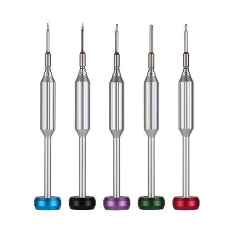 MR YANG MY-5001 5 IN 1 ACCIAIO 2D SET DI CACCIAVITI (0.8MM PENTALOBO / 1.2MM PHILLIPS / 0.6MM TRI POINT / 2.5MM PINHEAD / T2 TOXRX CACCIAVITE)