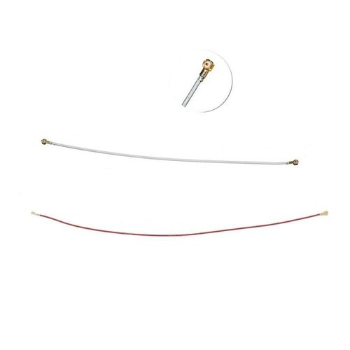SET 2 ANTENNA PER SAMSUNG GALAXY S20 FE G780F (ROSSO 124MM / BIANCO 118MM)