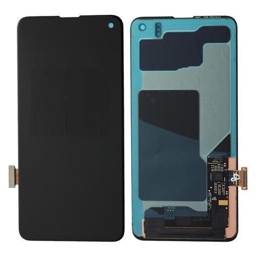 TOUCHSCREEN + DISPLAY AMOLED DISPLAY COMPLETO SENZA FRAME PER SAMSUNG GALAXY S10E G970F ORIGINALE (SERVICE PACK)