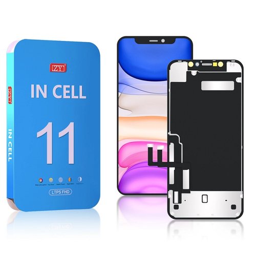 TOUCHSCREEN + DISPLAY LCD DISPLAY COMPLETO PER APPLE IPHONE 11 6.1 INCELL ZY FHD 1080P
