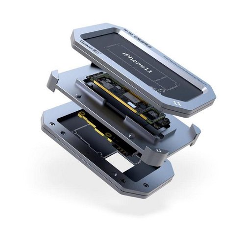 (Prenotazione) QIANLI IP-02 PIATTAFORMA REBALLING TELAIO MEDIO PER APPLE IPHONE 11 / 11 PRO / 11 PRO MAX