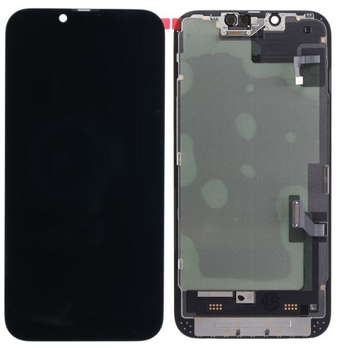 TOUCHSCREEN + DISPLAY OLED DISPLAY COMPLETO PER APPLE IPHONE 14 6.1 ORIGINALE (SENSORE FLEX) DIAGNOSTICABILE (RICHIEDE AGGIORNAMENTO ALL'ULTIMA VERSIONE)