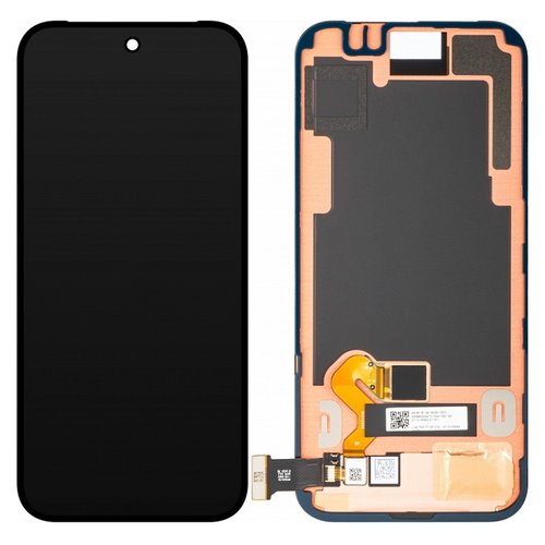 TOUCHSCREEN + DISPLAY OLED DISPLAY COMPLETO + FRAME PER GOOGLE PIXEL 9 5G (GVU6C GQML3 GO3Z5) NERO