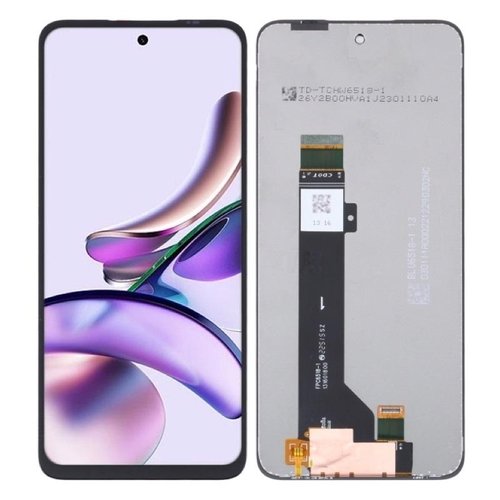 DISPLAY LCD + TOUCHSCREEN DISPLAY COMPLETO SENZA FRAME PER MOTOROLA MOTO G23 (XT2333-1) NERO ORIGINALE