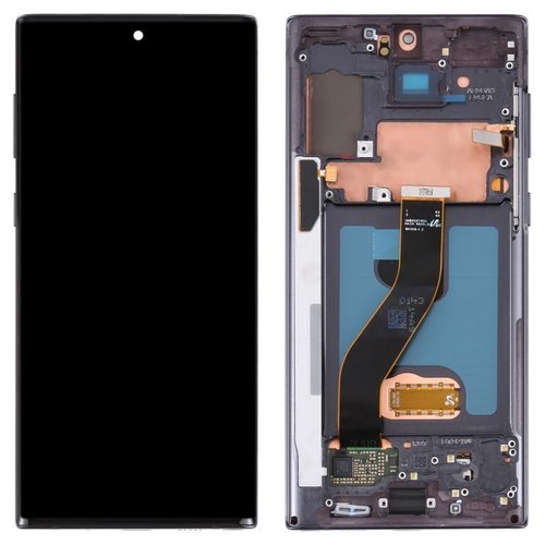 TOUCHSCREEN&nbsp;+&nbsp;DISPLAY&nbsp;AMOLED RICONDIZIONATO +&nbsp;FRAME PER SAMSUNG GALAXY NOTE 10 N970F&nbsp;NERO (DISPLAY RINNOVATA FRAME&nbsp;NON ORIGINALE)
