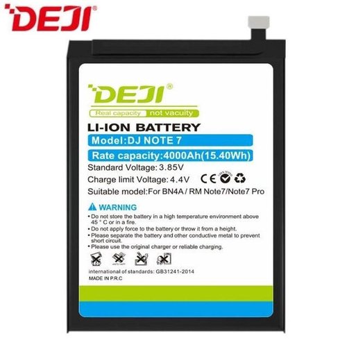 DEJI BATTERIA DJ NOTE 7 BN4A PER XIAOMI REDMI NOTE 7 (M1901F7G M1901F7H M1901F7I) / REDMI NOTE 7 PRO (M1901F7S)