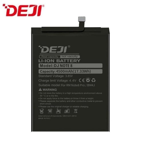 DEJI BATTERIA DJ NOTE 8 PRO BM4J PER XIAOMI REDMI NOTE 8 PRO (2015105 M1906G7I M1906G7G)