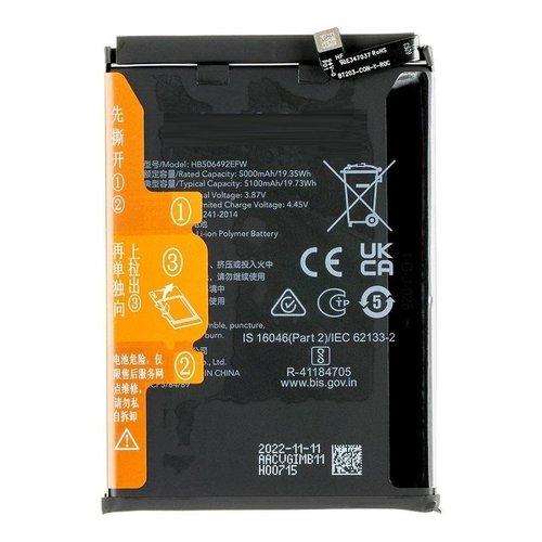 BATTERIA ORIGINALE HB506492EFW PER HONOR MAGIC 5 LITE 5G (RMO-NX3) / HONOR X9A(RMO-NX1)