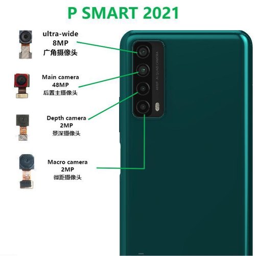 CAMERA POSTERIORE 48MP PER HUAWEI HONOR 10X LITE / P40 LITE E / HONOR 20 LITE / P SMART 2021 / ENJOY 10 ART-L29