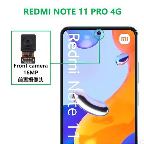 CAMERA ANTERIORE 16MP PER XIAOMI REDMI NOTE 11 PRO 4G (2201116TG 2201116TI) ORIGINALE