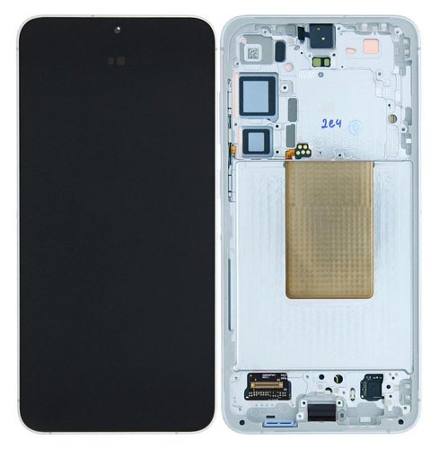 TOUCHSCREEN + DISPLAY AMOLED DISPLAY COMPLETO + FRAME PER SAMSUNG GALAXY S24 PLUS / S24+ 5G S926B BLU ORIGINALE (SERVICE PACK)