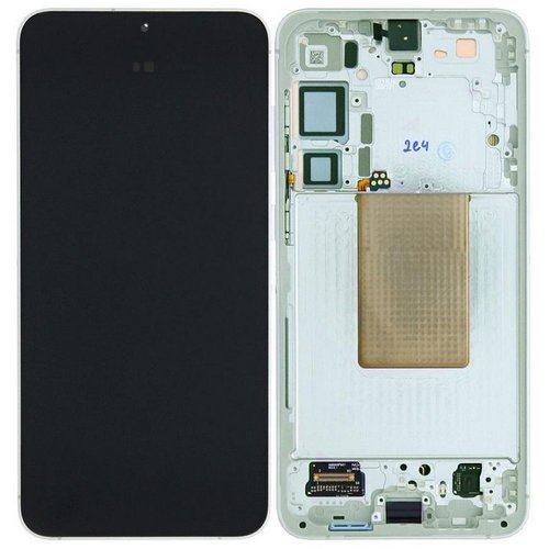 TOUCHSCREEN + DISPLAY AMOLED DISPLAY COMPLETO + FRAME PER SAMSUNG GALAXY S24 PLUS / S24+ 5G S926B VERDE ORIGINALE (SERVICE PACK)