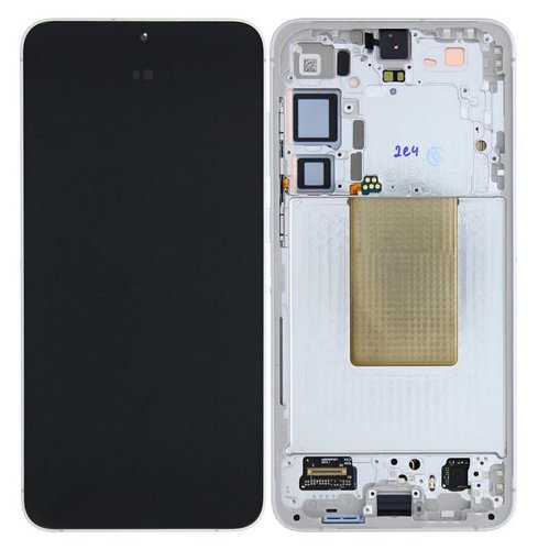 TOUCHSCREEN + DISPLAY AMOLED DISPLAY COMPLETO + FRAME PER SAMSUNG GALAXY S24 PLUS / S24+ 5G S926B GRIGIO ORIGINALE (SERVICE PACK)