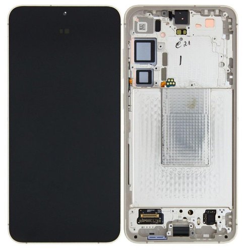 TOUCHSCREEN + DISPLAY AMOLED DISPLAY COMPLETO + FRAME PER SAMSUNG GALAXY S24 PLUS / S24+ 5G S926B GIALLO ORIGINALE (SERVICE PACK)