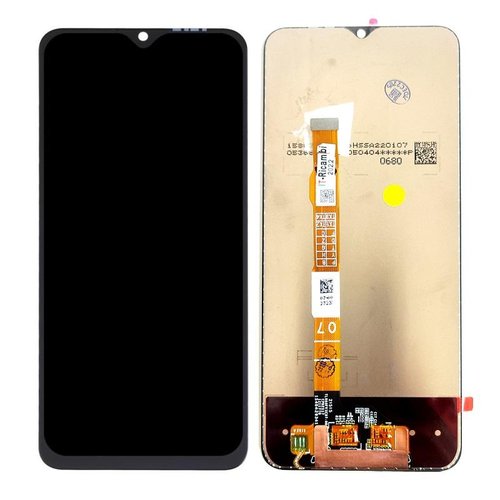 DISPLAY LCD + TOUCHSCREEN DISPLAY COMPLETO SENZA FRAME PER VIVO Y55 5G / Y55 / Y56 5G / Y55S / Y72T / Y75 5G / Y77 5G NERO ORIGINALE