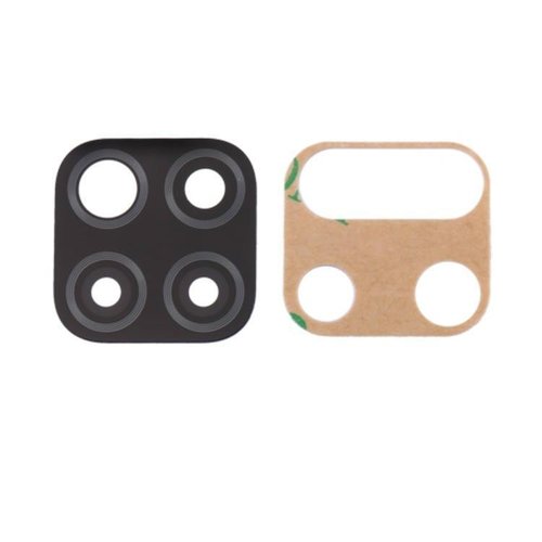 VETRO DI CAMERA PER HUAWEI P40 LITE / NOVA 6 SE JNY-L21A NERO