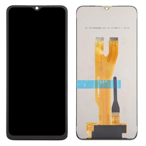 DISPLAY LCD + TOUCHSCREEN DISPLAY COMPLETO SENZA FRAME PER ZTE BLADE A53 / A53 PLUS NERO ORIGINALE