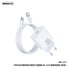 REMAX RP-U71 30W PD ADATTATORE DI RICARICA RAPIDA + TYPE-C SET DI CAVI DATI BIANCO - 1