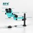 RF4 RF-7050PRO-F019 MICROSCOPIO 7X-50X TRINOCULAR PERRIPARAZIONE MOBILE + LUCE LED DI MICROSCOPIO - 1