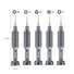 RELIFE RL-730A SET DI CACCIAVITI IN ACCIAIO CANNON KING SERIE CLASSIC (0.8MM PENTALOBO / 1.5MM PHILLIPS / 0.6MM TRI POINT / 2.5MM PINHEAD / T1 TORX PHILLIPS CACCIAVITE) - 1