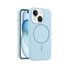 CUSTODIA CELLULARE DI SILICONE LIQUIDO + MAGNETICO PER APPLE IPHONE 15 BLU