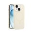 CUSTODIA CELLULARE DI SILICONE LIQUIDO + MAGNETICO PER APPLE IPHONE 15 PLUS BIANCO